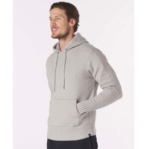 Glyder Knit Up Unisex Hoodie Ash Grey Size Large